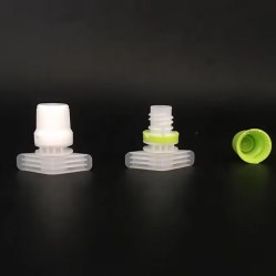 plastic spout and cap for doypack packaging